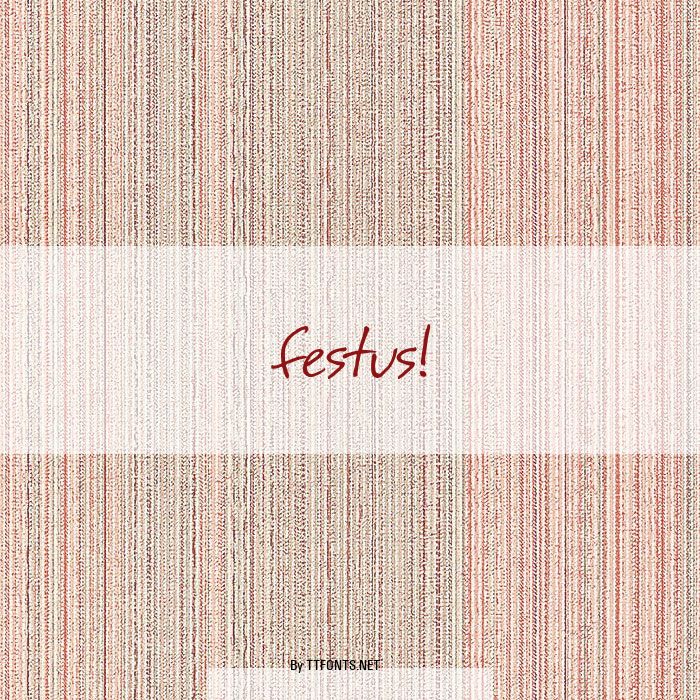 festus! example
