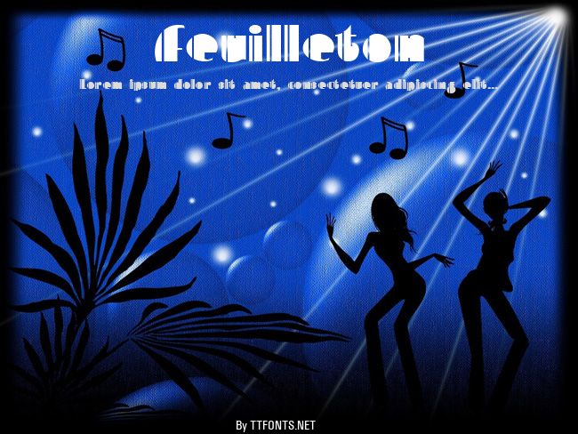 Feuilleton example