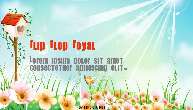 Flip Flop Royal example