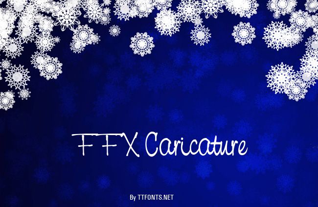 FFX Caricature example