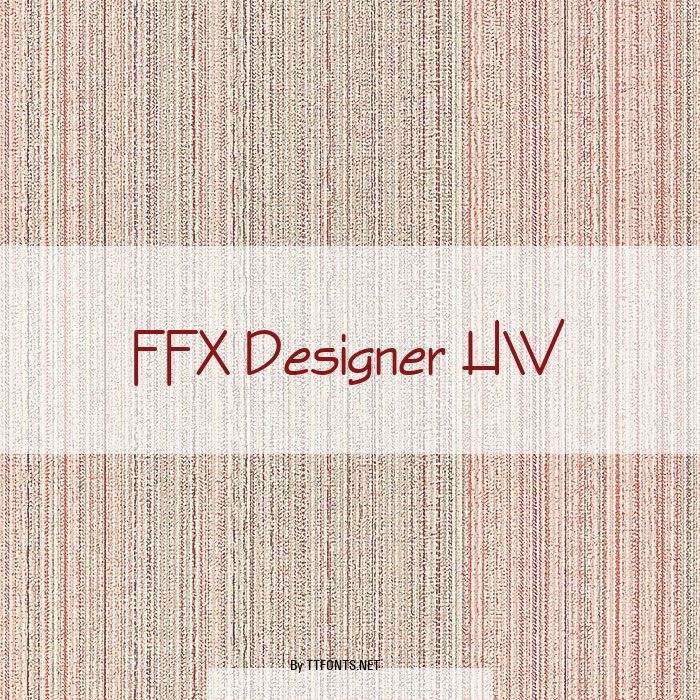 FFX Designer HW example