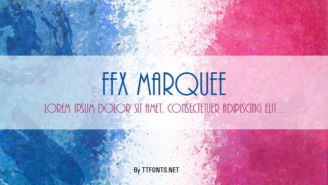 FFX Marquee example