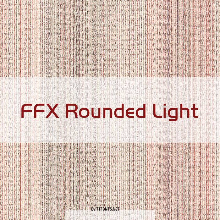 FFX Rounded Light example