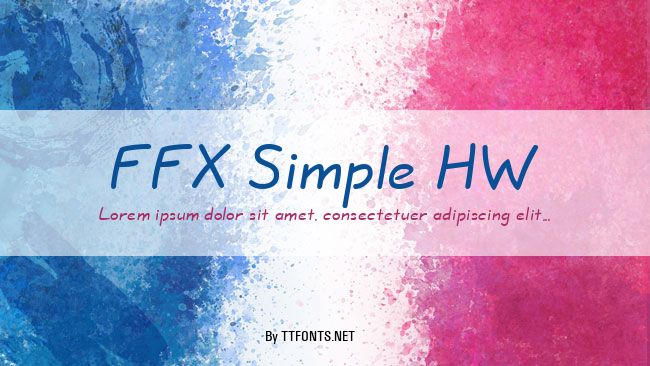 FFX Simple HW example