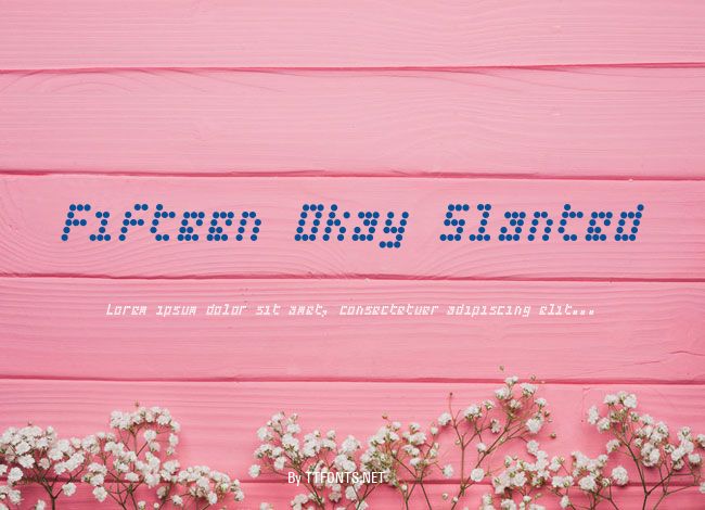 Fifteen Okay Slanted example