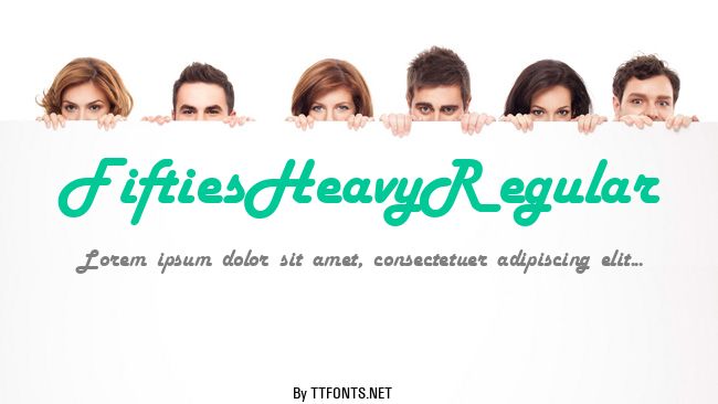 FiftiesHeavyRegular example