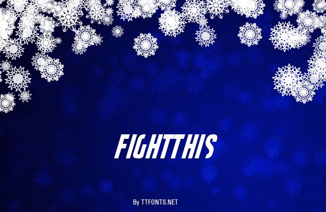 FightThis example