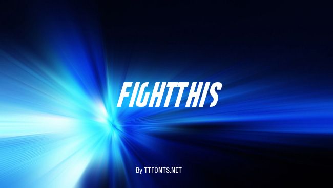 FightThis example
