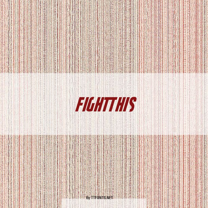 FightThis example