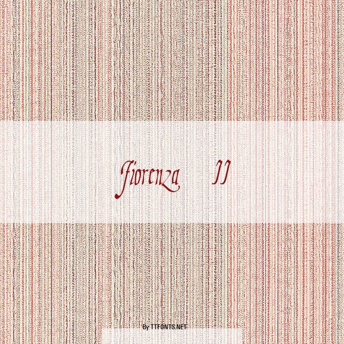 Fiorenza II example