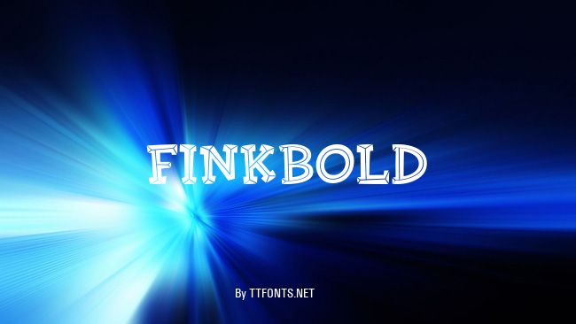 FinkBold example