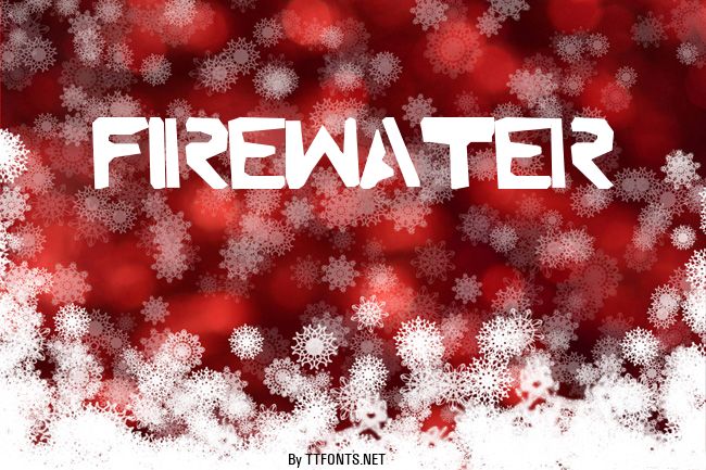 Firewater example