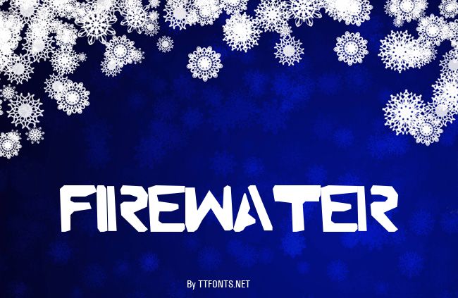 Firewater example