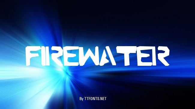 Firewater example