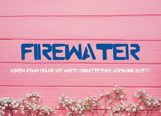 Firewater example