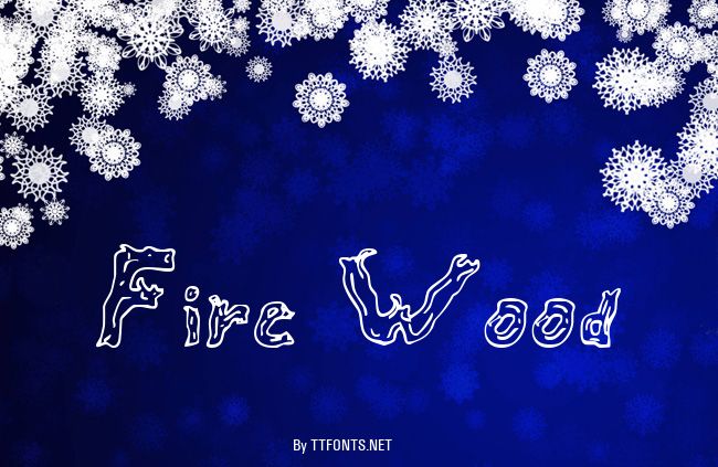Fire Wood example