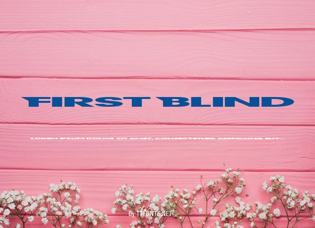 First Blind example