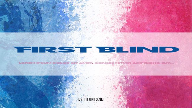 First Blind example