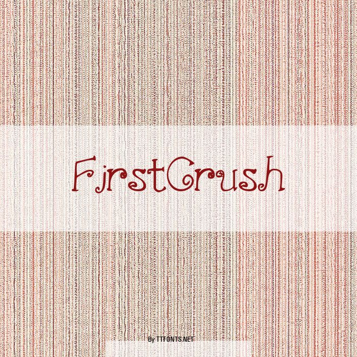 FirstCrush example