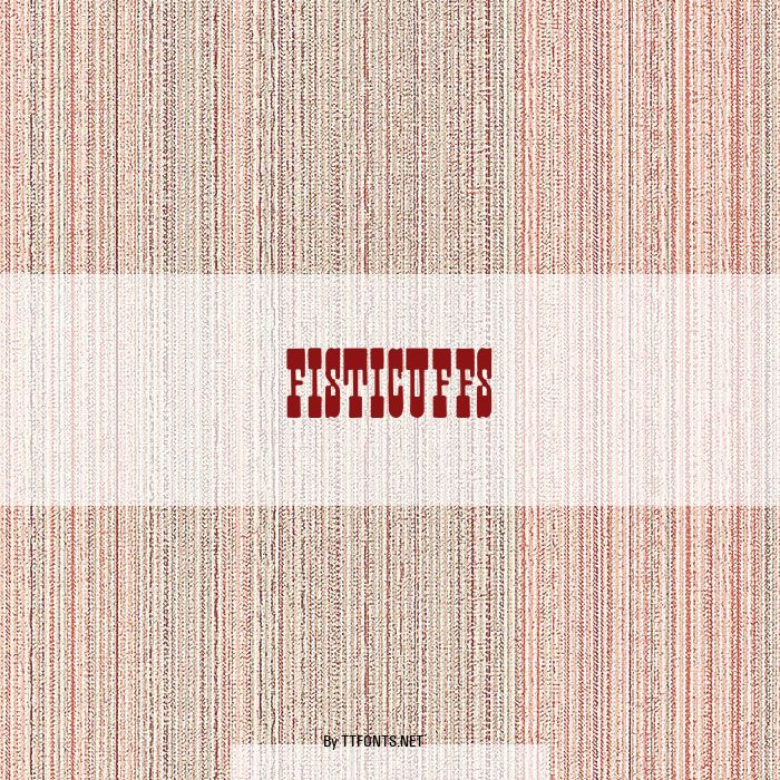Fisticuffs example