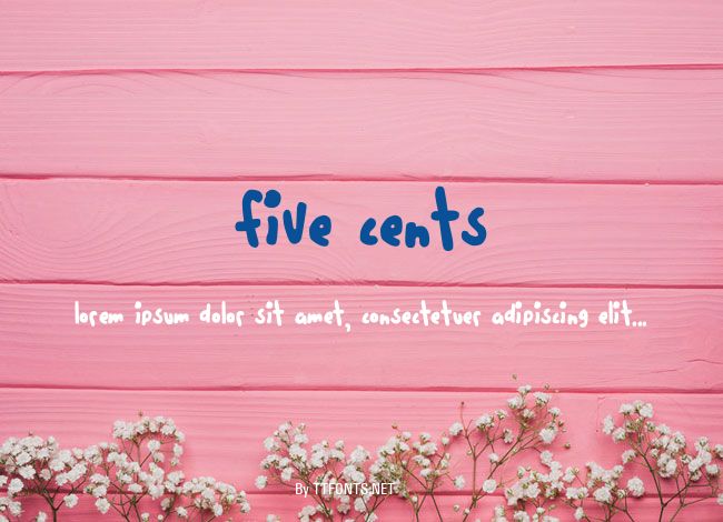 five cents example