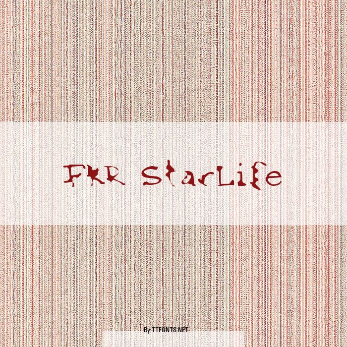 FKR StarLife example