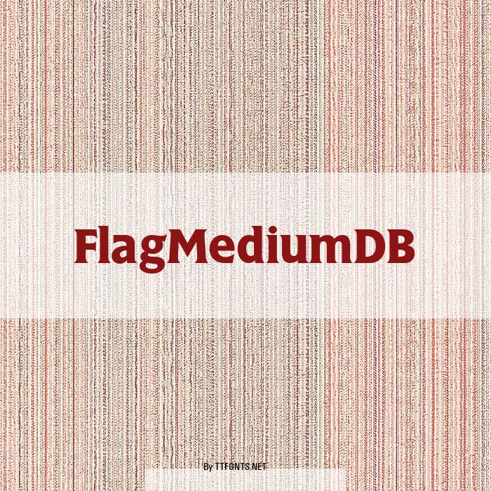 FlagMediumDB example