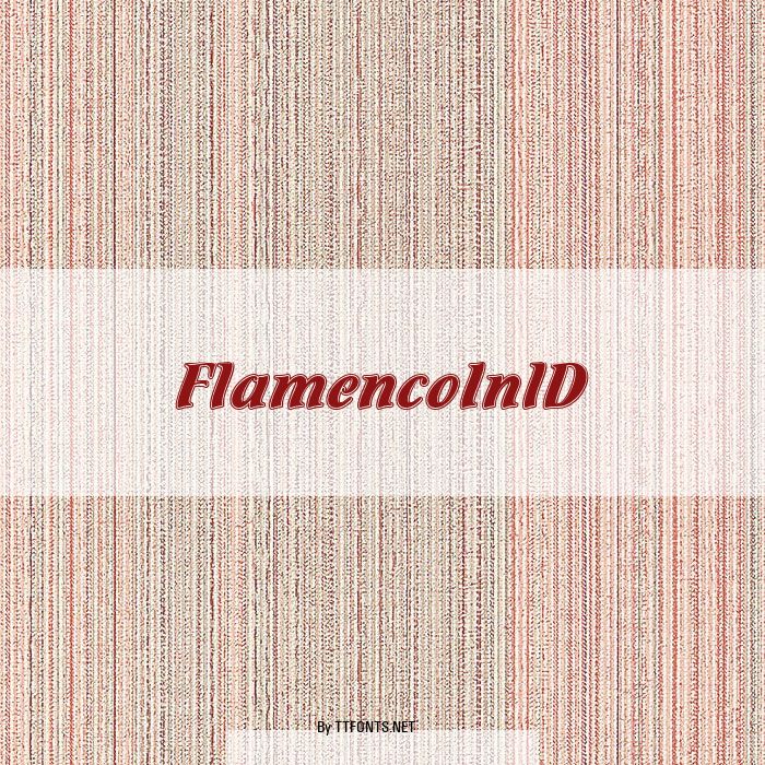 FlamencoInlD example