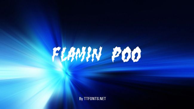 flamin poo example