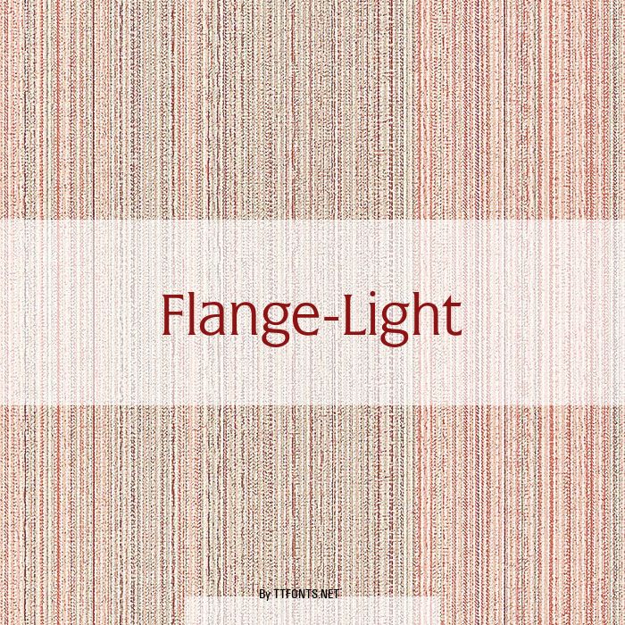 Flange-Light example