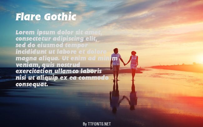 Flare Gothic example