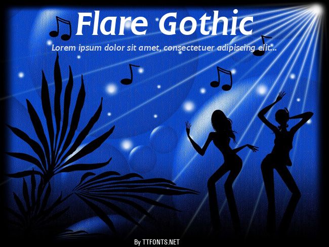 Flare Gothic example