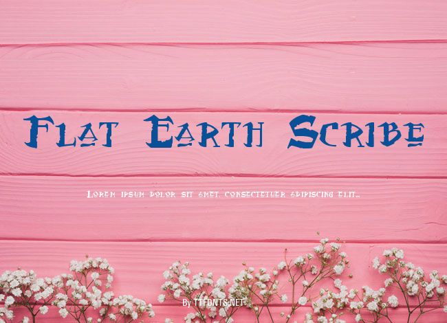 Flat Earth Scribe example