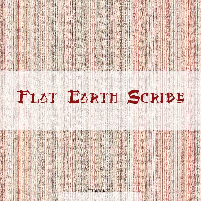 Flat Earth Scribe example