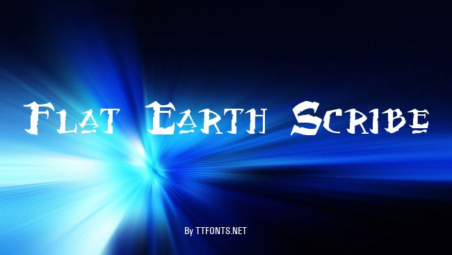 Flat Earth Scribe example