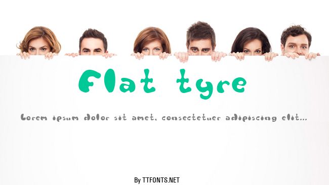 Flat tyre example
