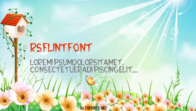 RSFlintFont example