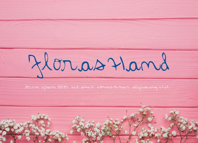 FlorasHand example