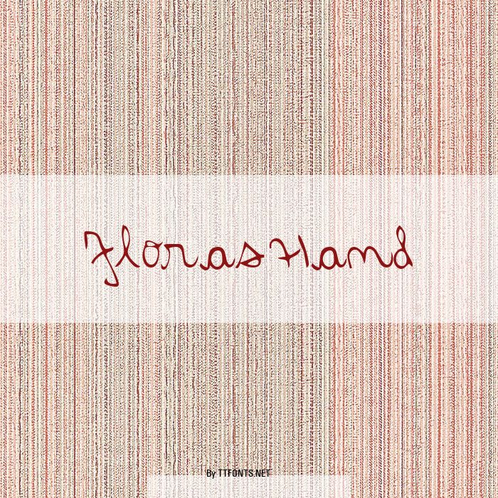 FlorasHand example