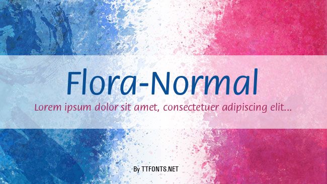 Flora-Normal example