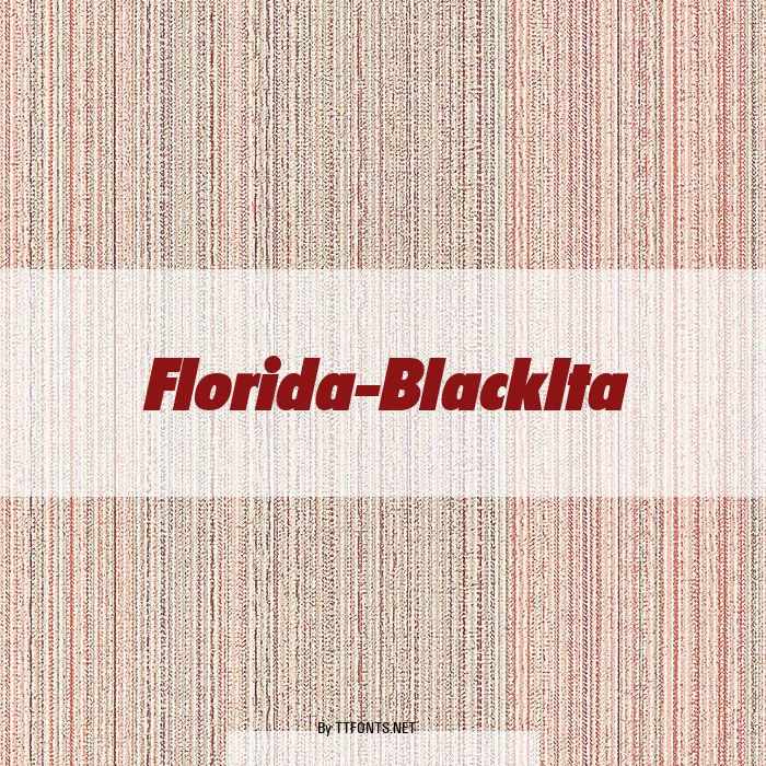 Florida-BlackIta example