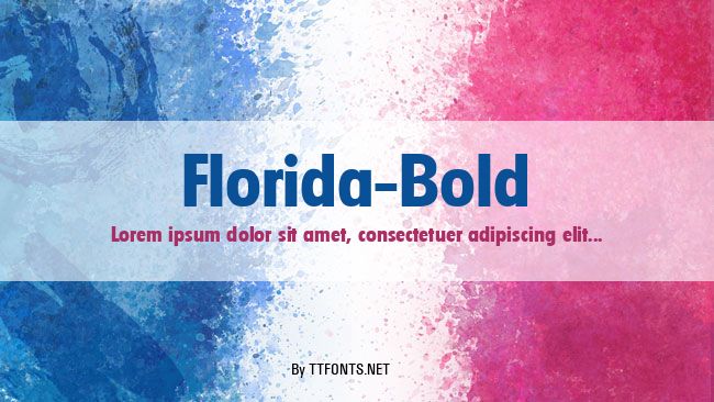 Florida-Bold example