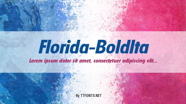 Florida-BoldIta example