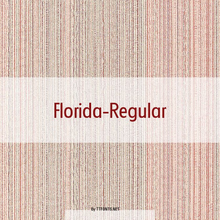 Florida-Regular example