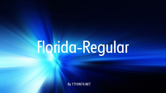 Florida-Regular example