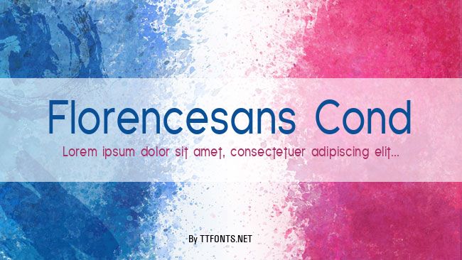 Florencesans Cond example