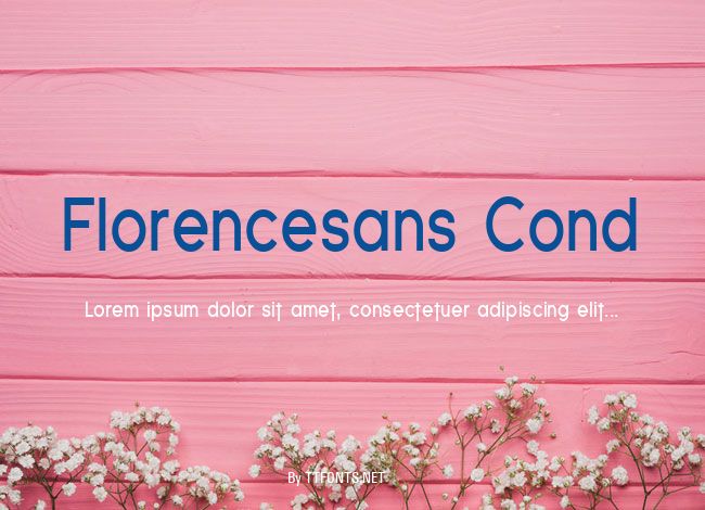 Florencesans Cond example