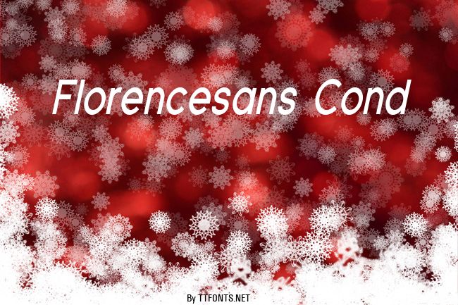 Florencesans Cond example