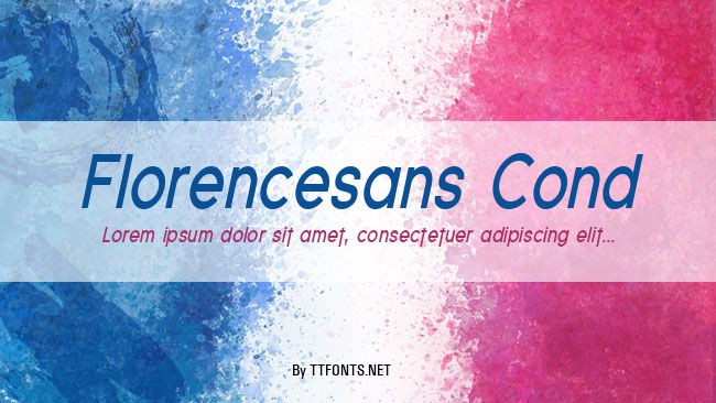 Florencesans Cond example