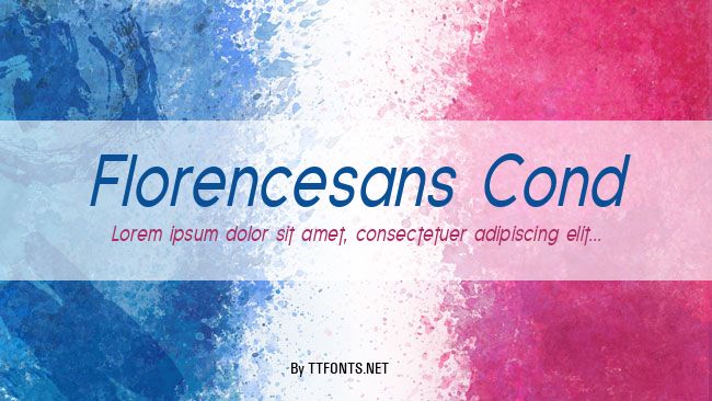 Florencesans Cond example